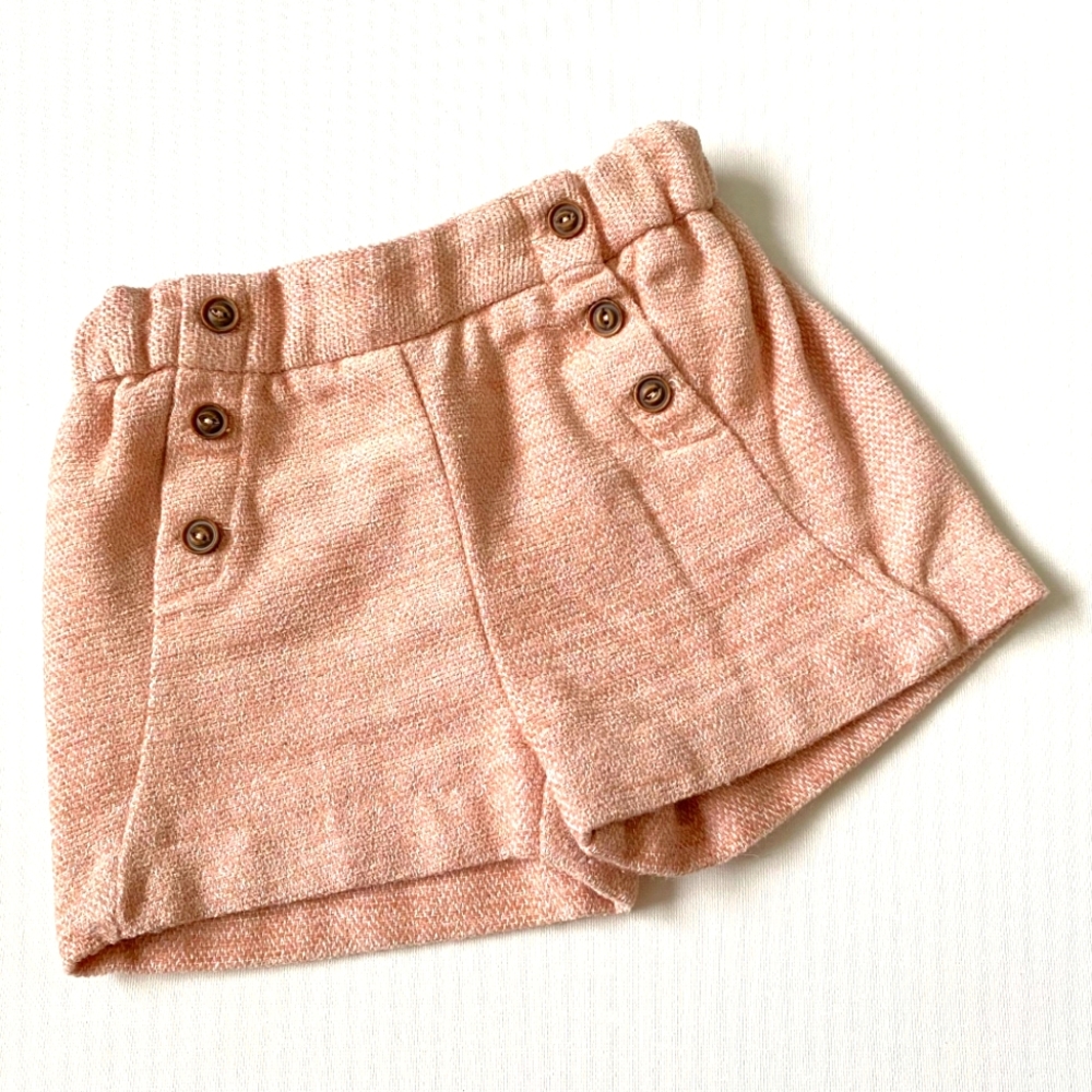 Zara baby woven tweed shorts